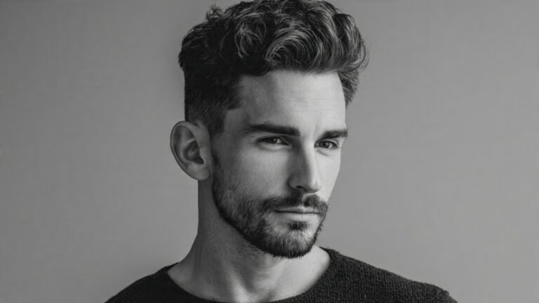 Diamond Face Structured Side Part