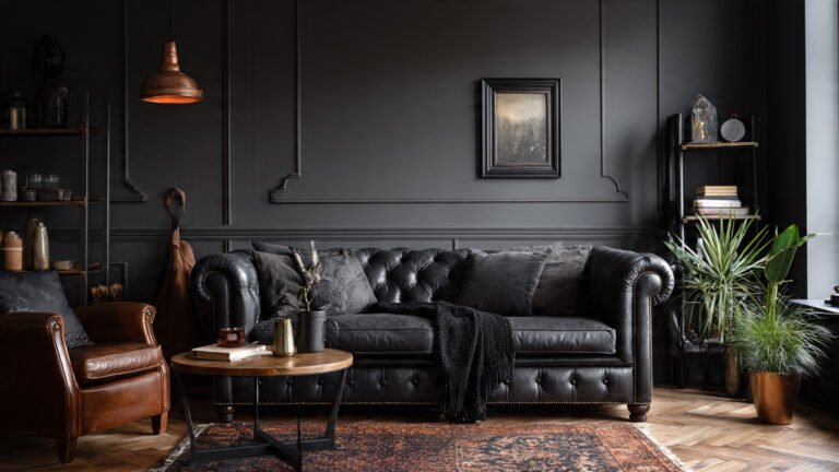 Deep Charcoal Walls