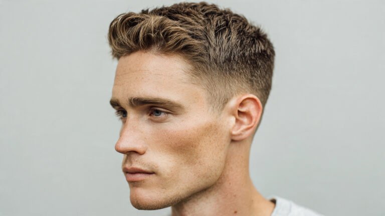 Regular Short Haircut with Clean Edges