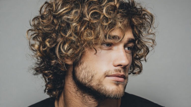 Layered Curly Medium Cut