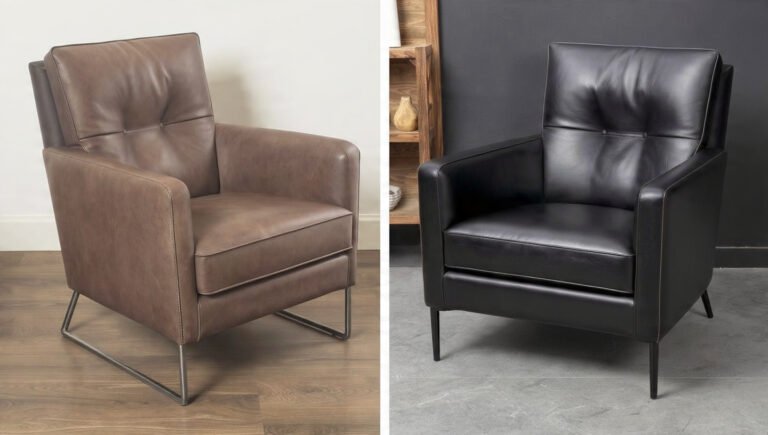 Leather Accent Chairs