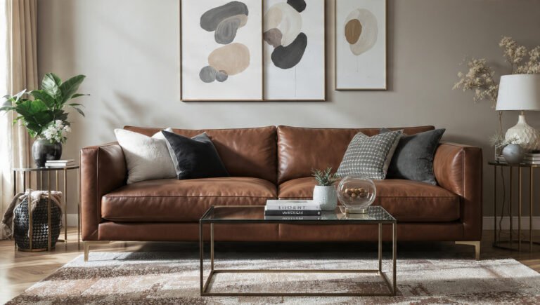 Leather Sofa That Doesn’t Scream