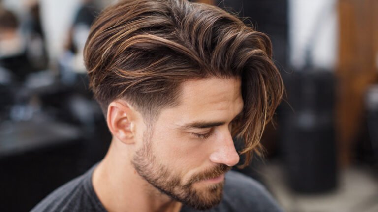Long Hair Fade Undercut