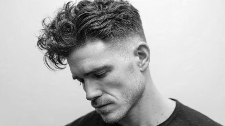 Messy Textured Side Part