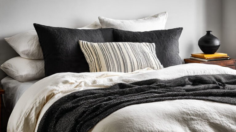 Monochrome Bedding with Layers