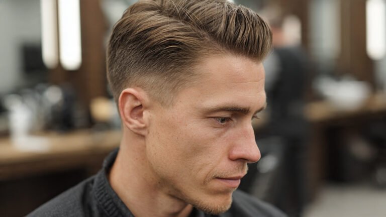 Side Part Undercut With Taper Fade