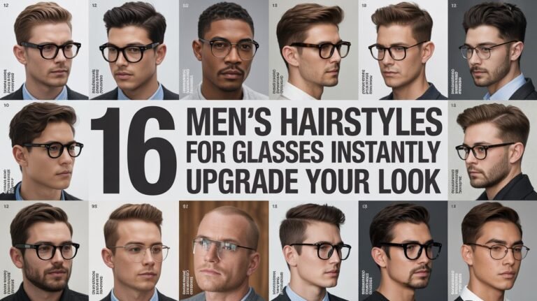 Mens Hairstyles for Glasses