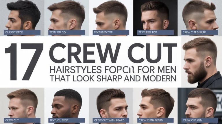 Crew Cut Hairstyles for Men