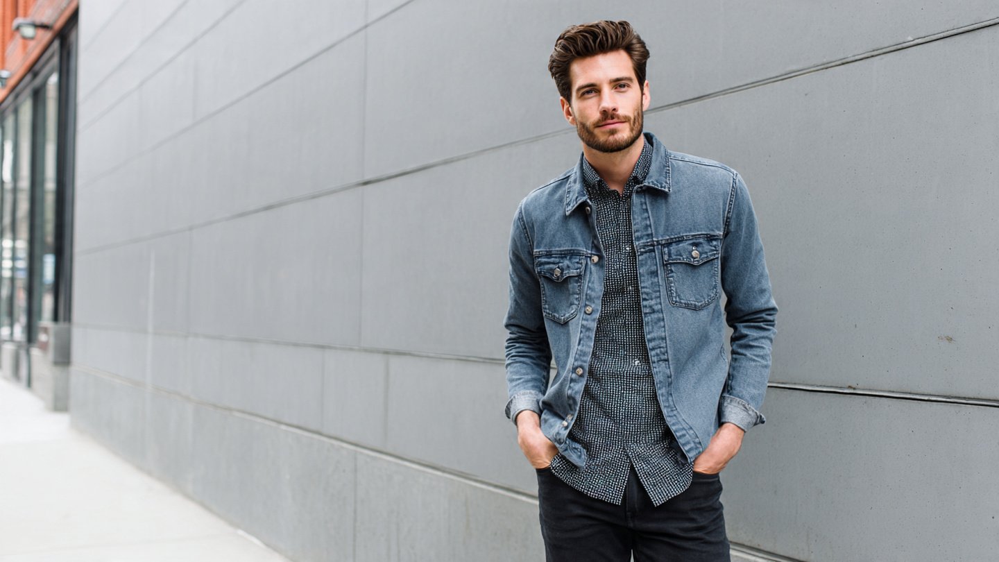 Gray Jeans Outfits for Men