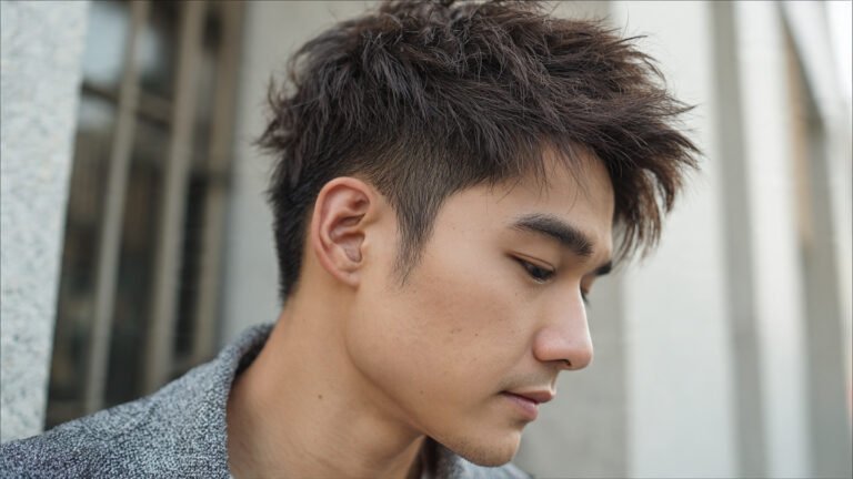  Asian Textured Short Hair