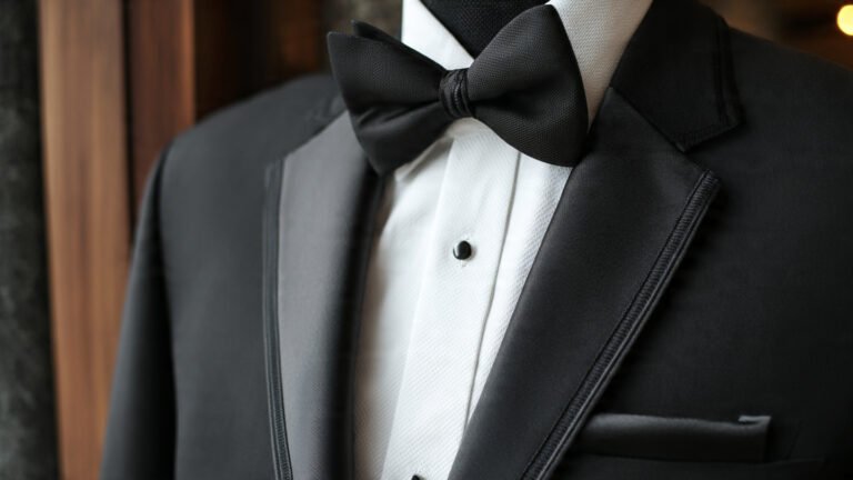 Black Tuxedo With Satin Details