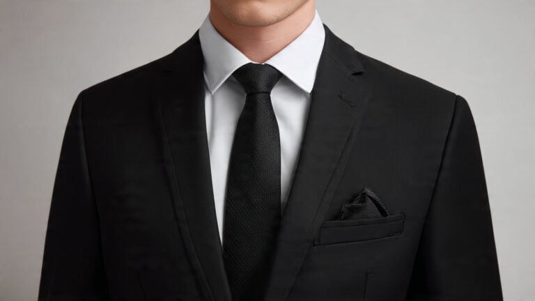 Black Wedding Suit With Modern Cut