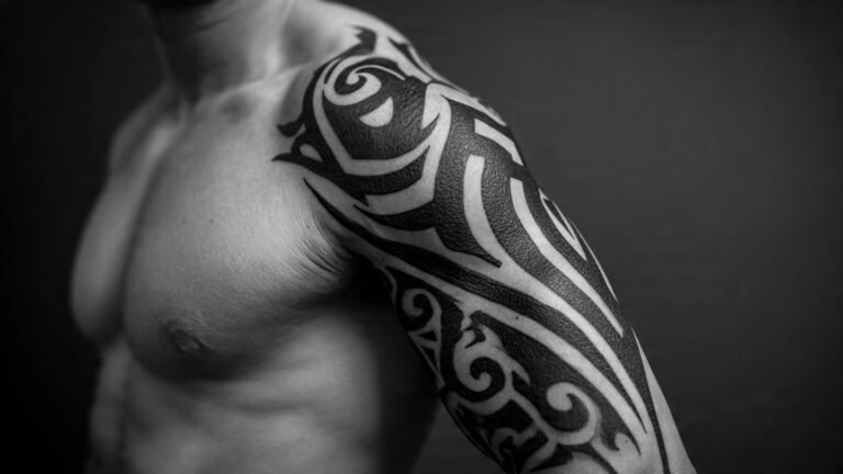 Black work Tribal Sleeve