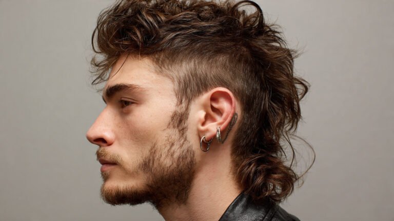 Burst Fade Mullet