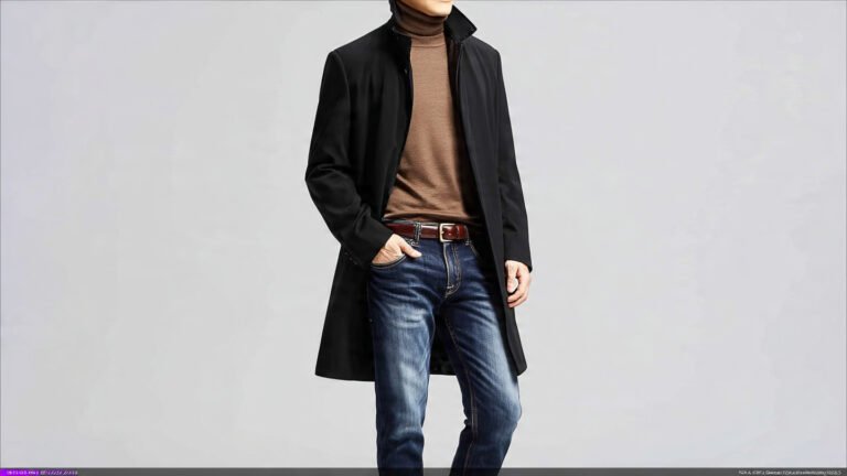 Classic Jeans and Wool Sweater Look