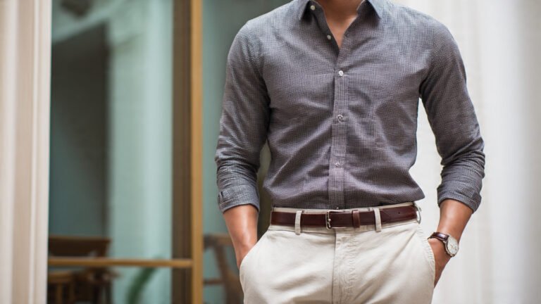 Classic Shirt and Chinos Combination