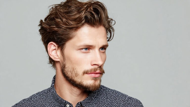 Classic Wavy Taper Haircut