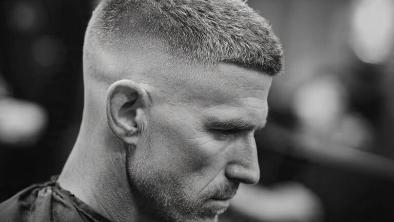 Crew Cut With Low Fade