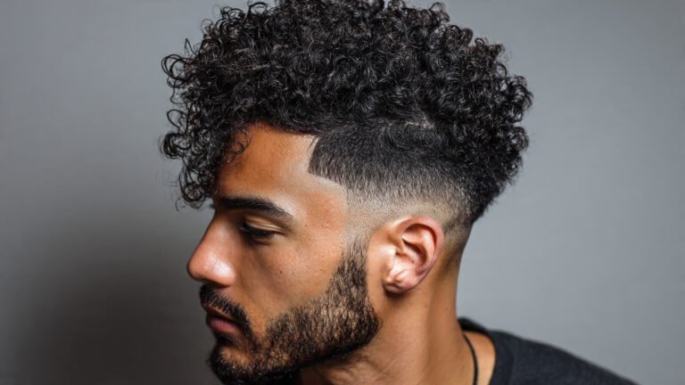 Curly Mid Taper Blowout