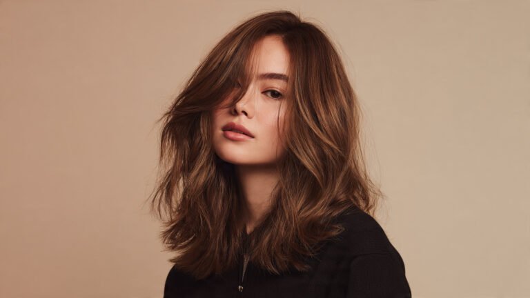 Curtain-Inspired Side Part Flow