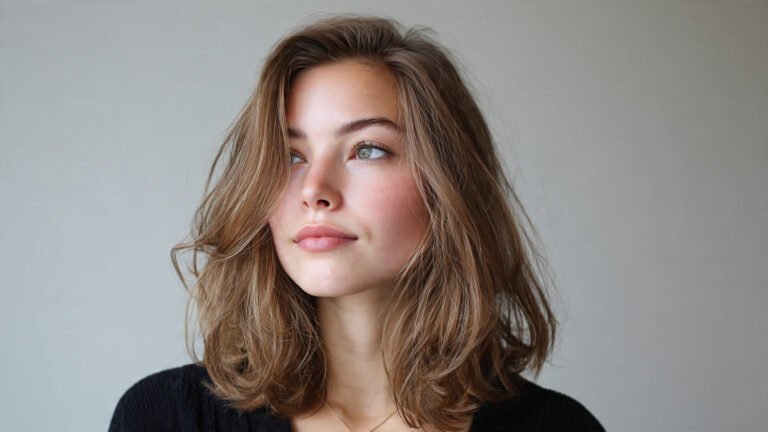 European Flow Haircut With Natural Part