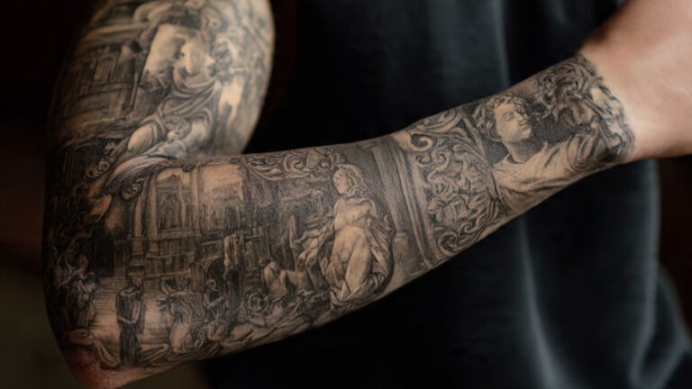 European Style Tattoo Sleeve