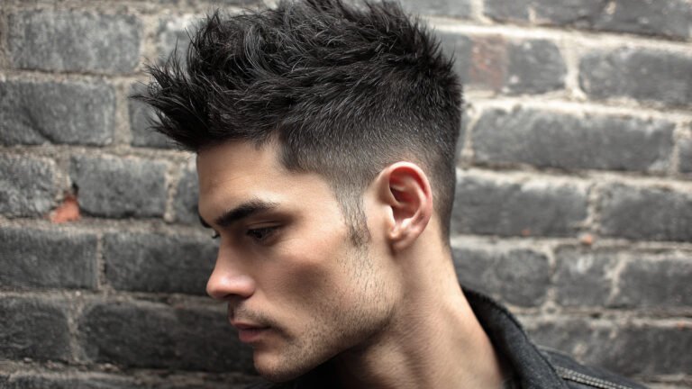 Faux Hawk With Mid Fade