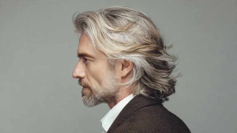 Feathered Flow Back Hair With Volume