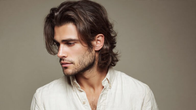 Feathered Medium Wolf Cut With Middle Part