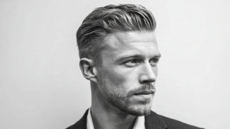 Feathered Slick Back With Low Taper