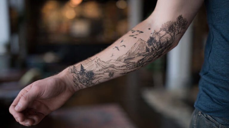 Fine Line Nature Sleeve