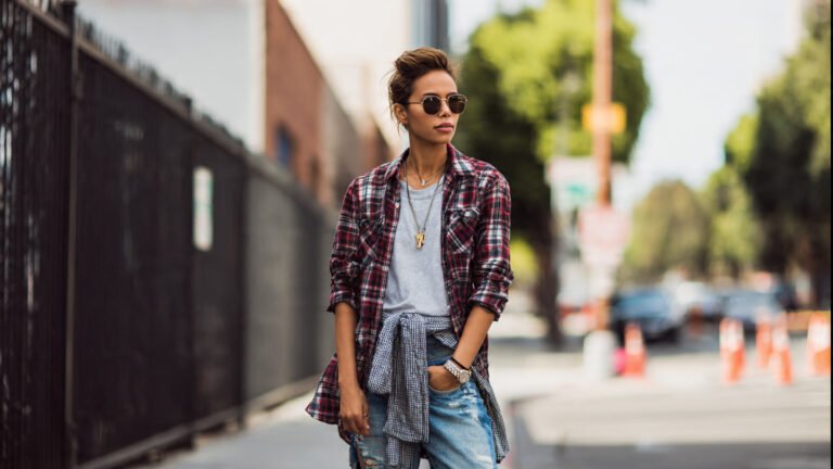 Flannel With Tailored Coat for Elevated Look