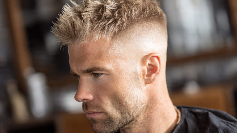 Flat Top Fade Blonde