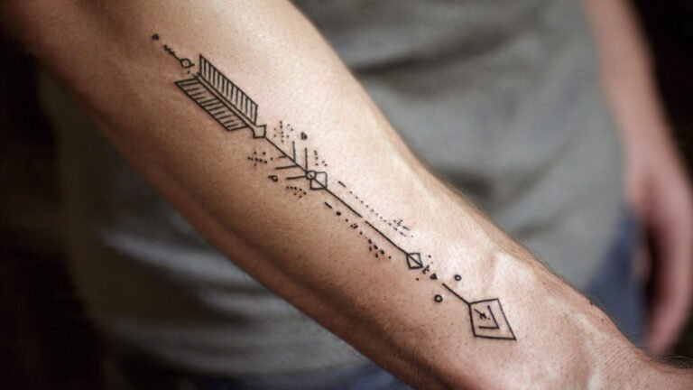 Geometric Arrow Pattern