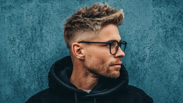 High Fade With Spiky Texture