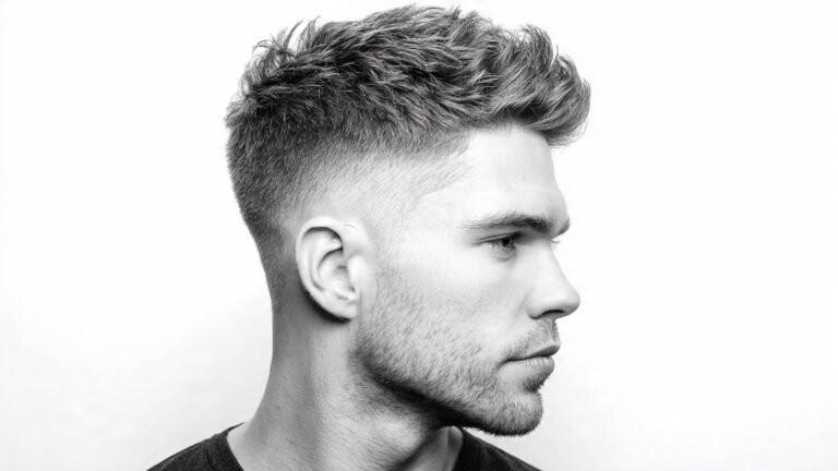 Taper Fade With Short Quiff