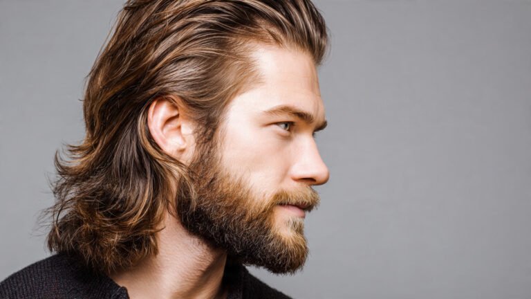 Long Hair With Ducktail Beard