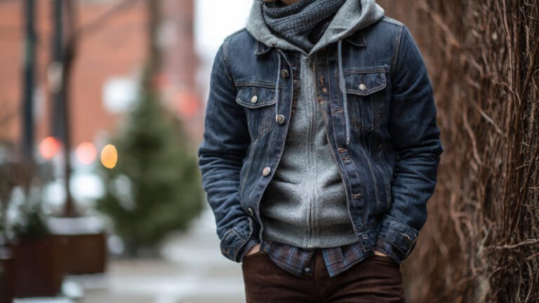 Casual Denim Jacket Winter Layer