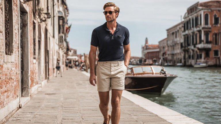  Polo Shirt With Tailored Shorts