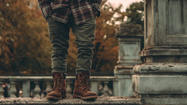 Indie Fall Flannel Outfit With Earth Tones