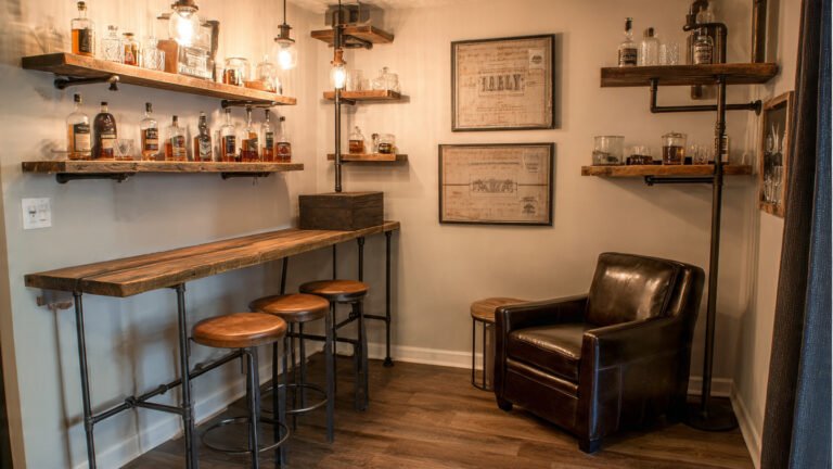 Industrial Speakeasy Corner