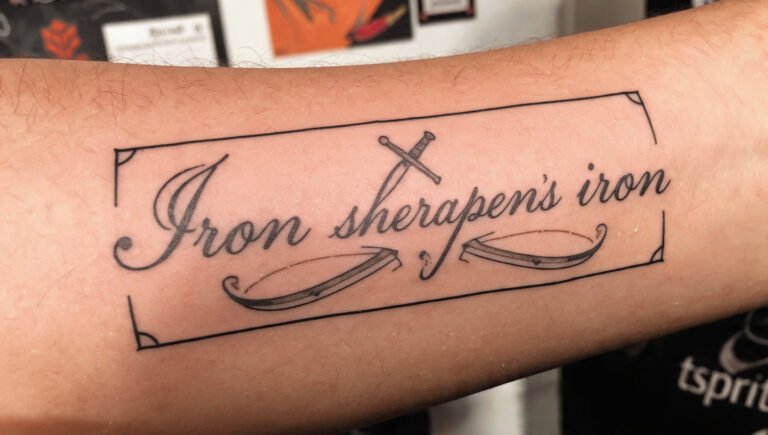 Inner Forearm Proverbs Scripture Tattoo