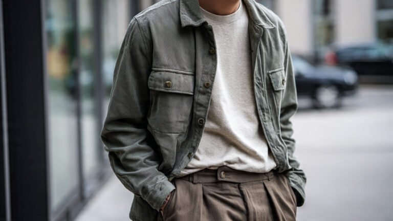 Layered Outfit With Overshirt