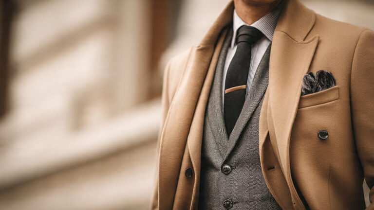Layered Overcoat With Suit Base