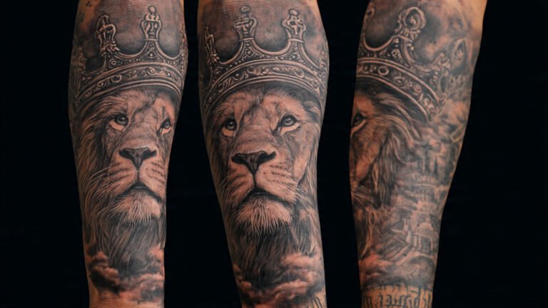  Lion and Crown Sleeve