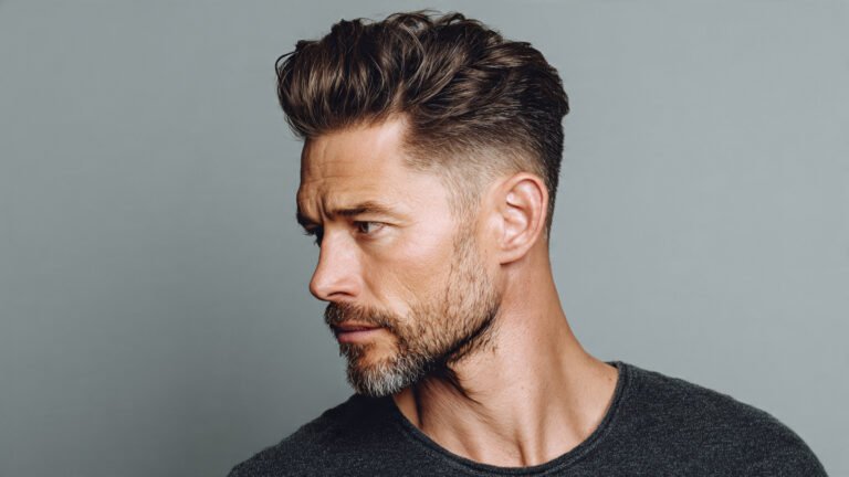 Low Taper Swept Back Style