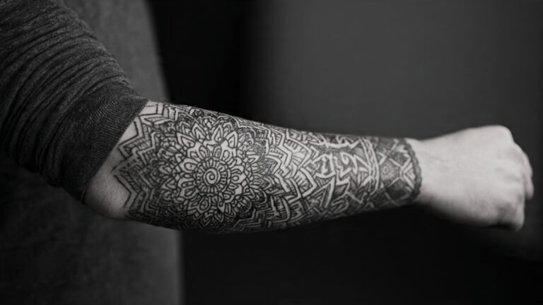 Mandala Sleeve Tattoo