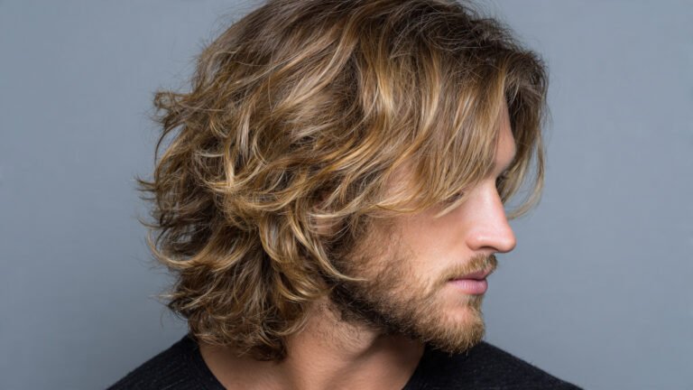 Messy Feathered Mid-Length Hair