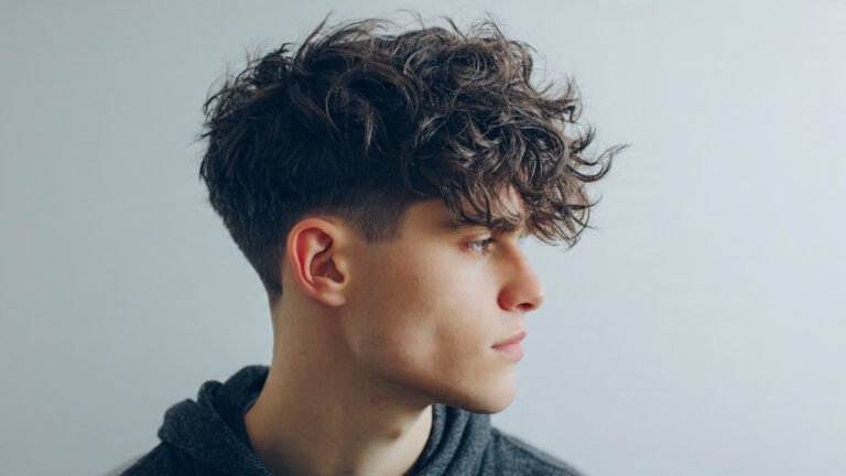 Messy Flow With Back Side Taper Fade