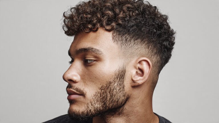  Mid Fade Curly Crop
